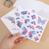 Temporary Tattoo Glitter Fairy Butterfly Face Tattoos