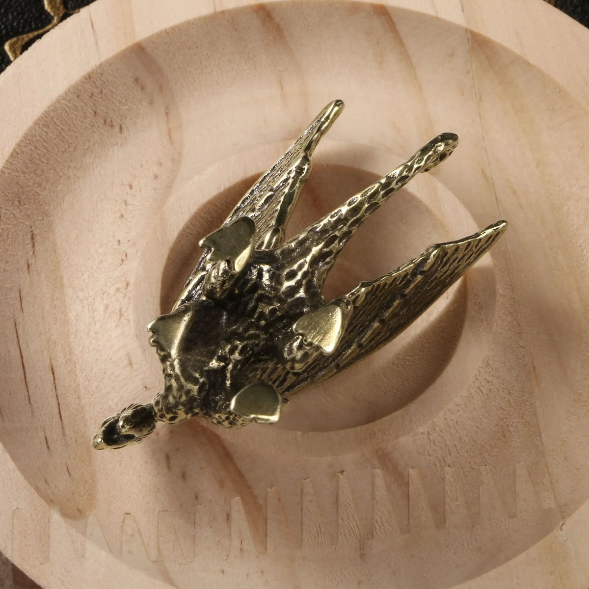 Copper Flying Dragon Tea Pets Metal Figurine