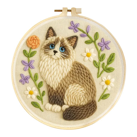 Animals DIY Punch Needle Embroidery Sets For Beginners DIY Craft Kits