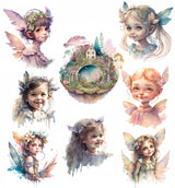 Forest Magic Elf Stickers Crafts And Scrapbooking Stickers