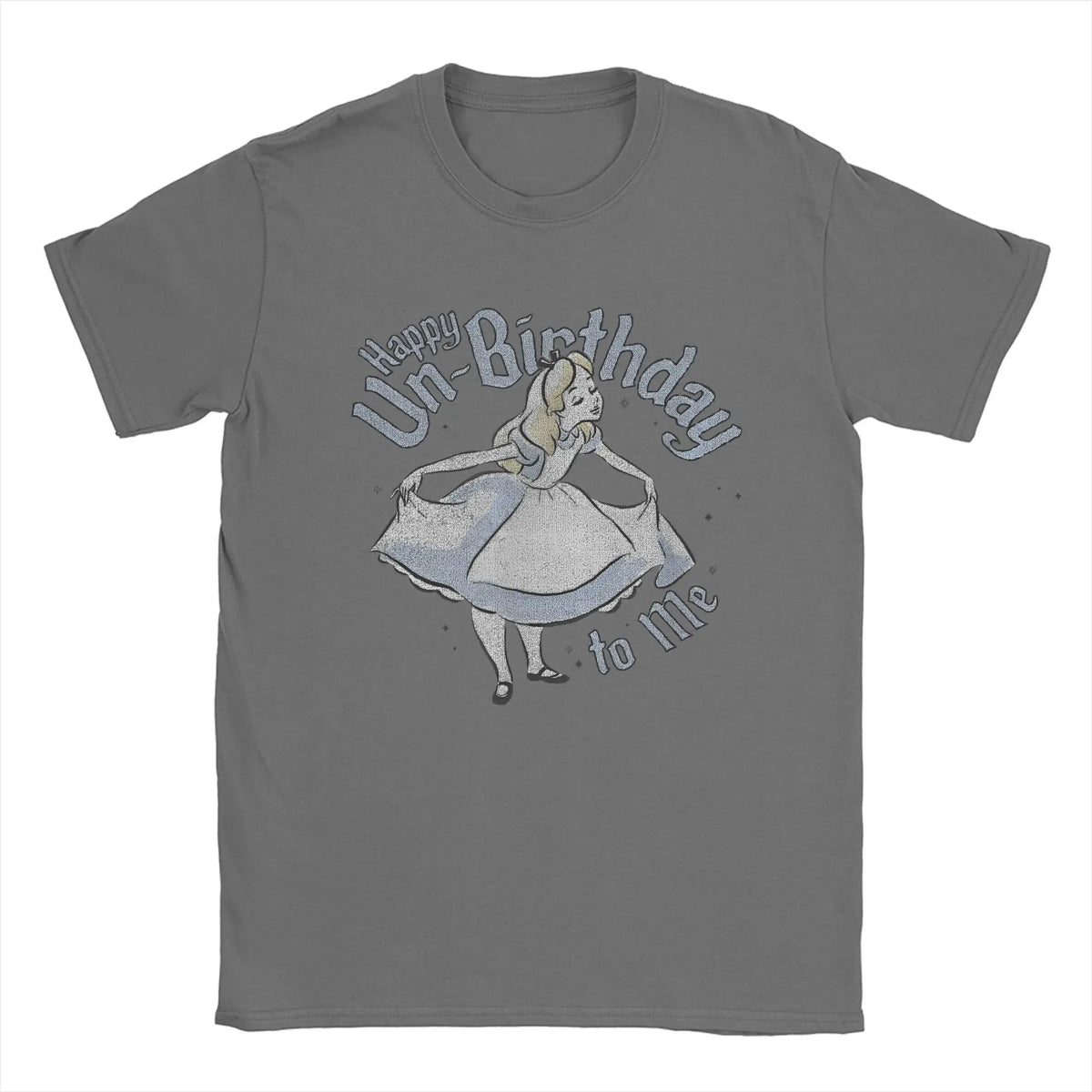 Happy Un-Birthday To Me Alice In Wonderland T-Shirts Cotton Tees