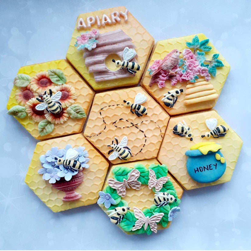 Honeycomb Bee Silicone Mould Baking & Crafting Tools