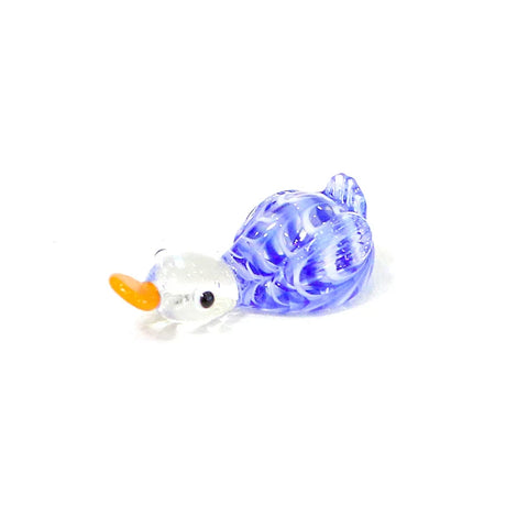 Glass Duck Mini Figurines Tea Pets