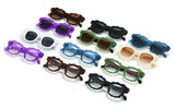 Lucy's Square Jelly Sunglasses Gradient Shades UV400