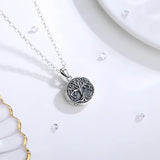 Tree Of Life Photo Locket Necklace 925 Sterling Silver