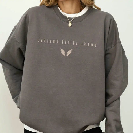 Violent Little Thing Sweater Iron Flame Sweatshirt Fourth Wing Pullovers Jumper