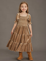 Girls Velvet Photoshoot Dresses