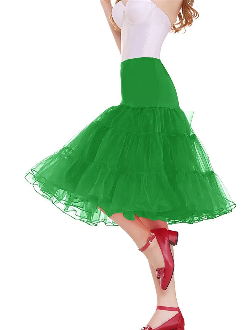 Colourfun Pettiskirts Cosplay Rockabilly Crinoline Underskirt