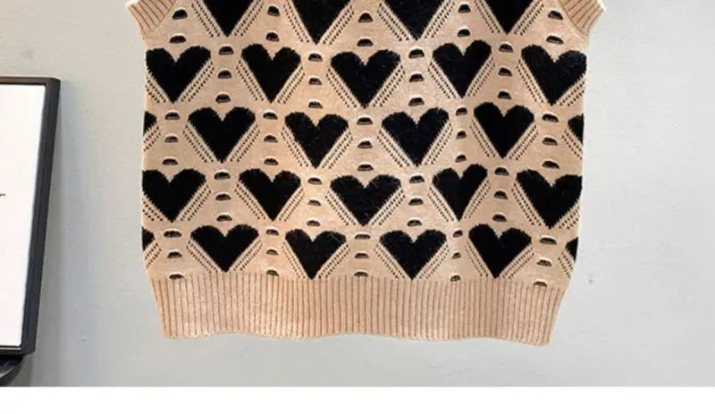 Love Heart Sweater Vest