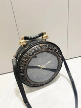 Steampunk Station Clock Handbags Shoulder Bags