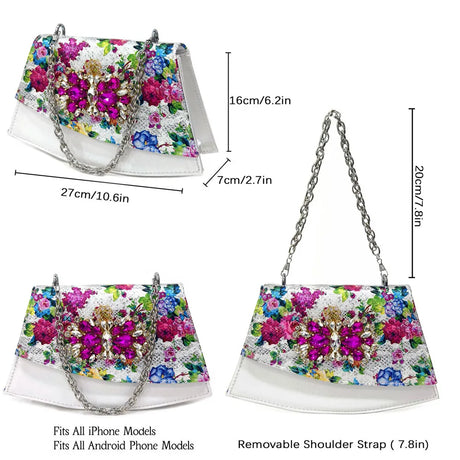 Spring Garden Party Shoes And Matching Bag Set