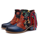 Tabby's Genuine Leather Ankle Boots