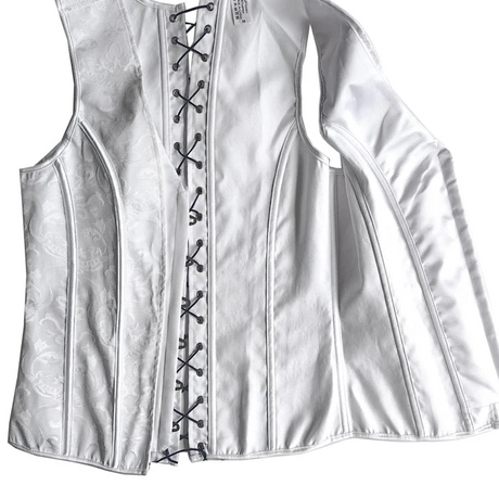 Men's Formal Boned Waistcoat Corset Vest Lace Up Burlesque Performance Stage Costume