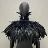 Zippora's Feather Collar Shawl
