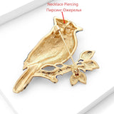Enamel Blue Jay Brooches