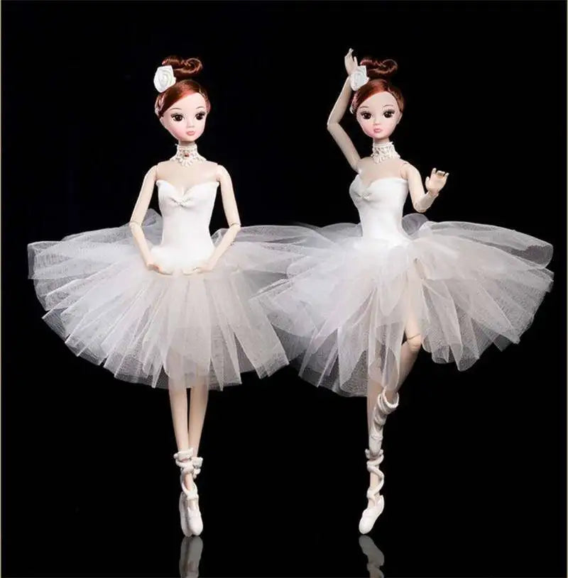 32cm Ballet Doll Large Original Handmade 1/6 Doll Full Set 11 Jointed Doll Girls