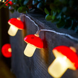 Mushroom String Lights Battery LED Fairy Lights