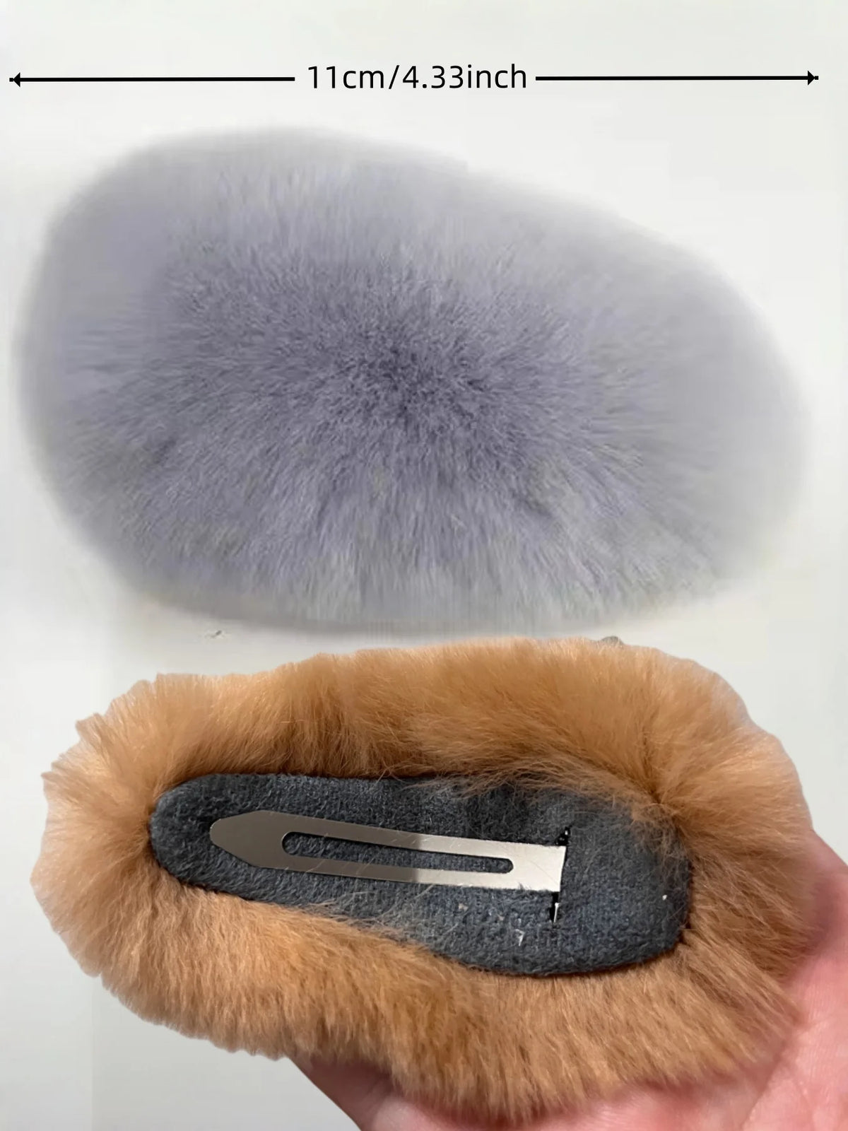 Fluffy Colourful Hair Clips Dopamine Hair Accessories