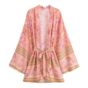 Mari's Boho Cover Up Short Kimono