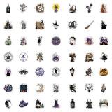 50pcs Gothic Magic World Stickers