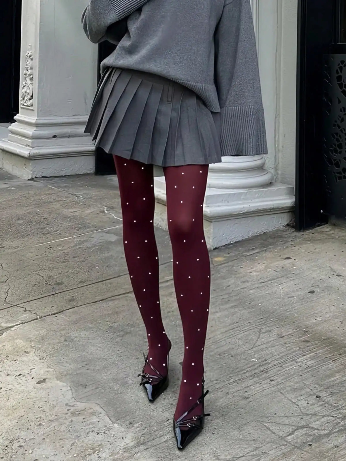 Polka Dot Pantyhose