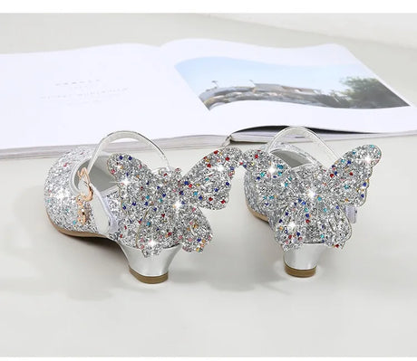 Magical Glittery Butterfly Girls Shoes