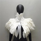 Zippora's Feather Collar Shawl