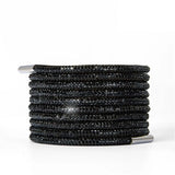 One Rhinestone Shoelace Casual Sneakers Round Shoe Laces Rainbow Diamond Cross Braiding 100/120/140/160CM