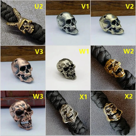 Warriror Helmets Paracord Beads Lanyard Dreadlock Beard Bead