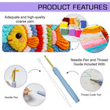 Christmas Alpaca DIY Needle-Punch Embroidery Set For Adult Beginner DIY Gift