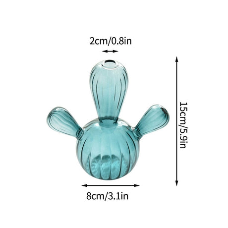 Cactus Glass Vase Hydroponics Plant Vase