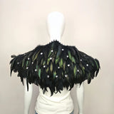 Carnival Mardi Gras Feather Collar Stage Performance Festival Costume