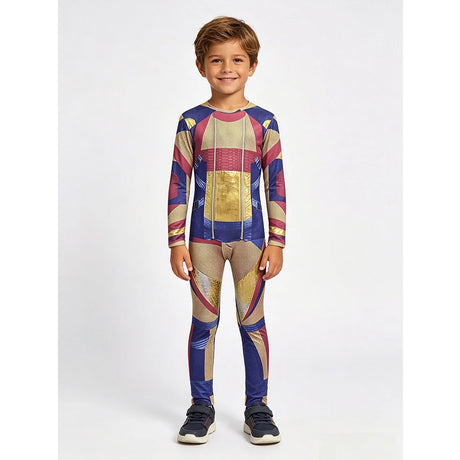 Superhero Carlos Cosplay Descendants Jumpsuit for Kids & Adults Halloween Stage Children's Book Week Costumes Boys