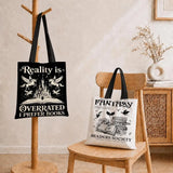 Fantasy Readers Society Canvas Totes B-Bag Storage Bags Large Capacity Shopping Bag