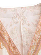 Mekah's Button Up Floral Print Long Sleeve Shirt Mini Dresses