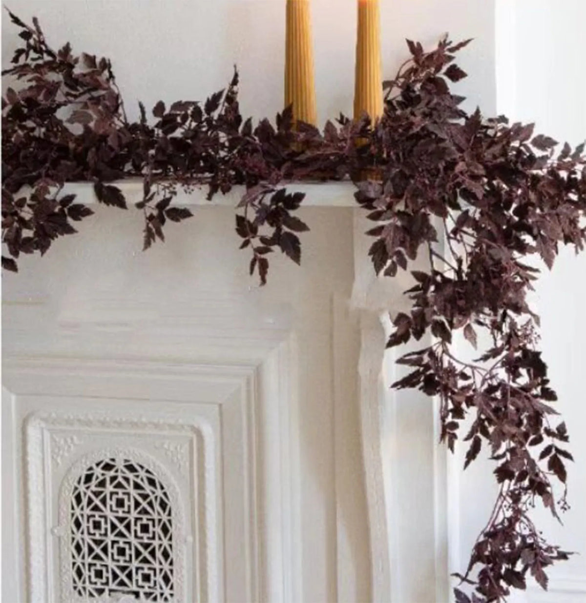 Artificial Foliage Black Hanging Vine Gothic DIY Fake Plant For Halloween Decoration