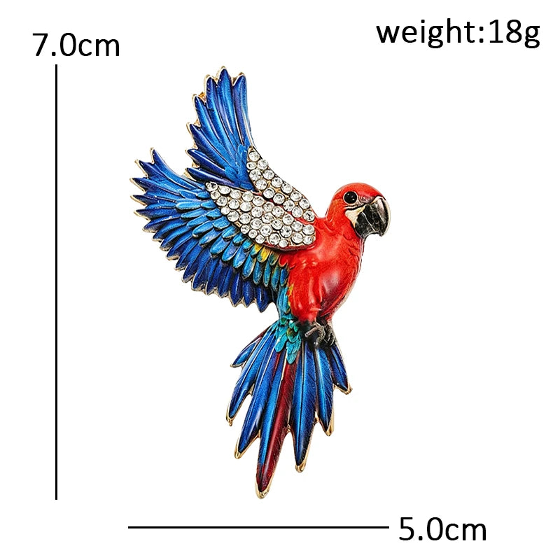 Parrot Brooch