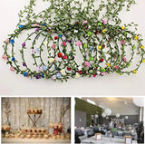 20M Leaf Ribbon Green Vine Garland Ribbon DIY Crafts Gift Wrapping