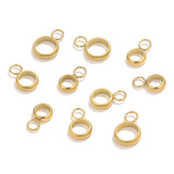 20pcs Stainless Steel Pendant Clip Connectors Bail Clasps For DIY Necklace Pendants Clip Pinch Findings Jewelry Making Supplies