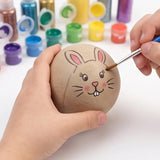 DIY Paintable Papier-mâché Balls Xmas Tree Hanging Ornaments Blank Fillable Paper Sphere