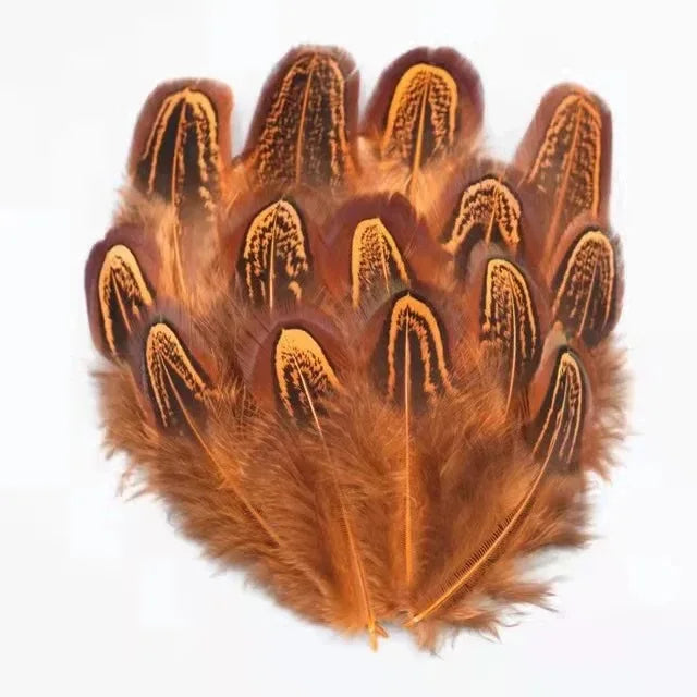 100Pcs Pheasant Chicken Feathers for DIY Crafts