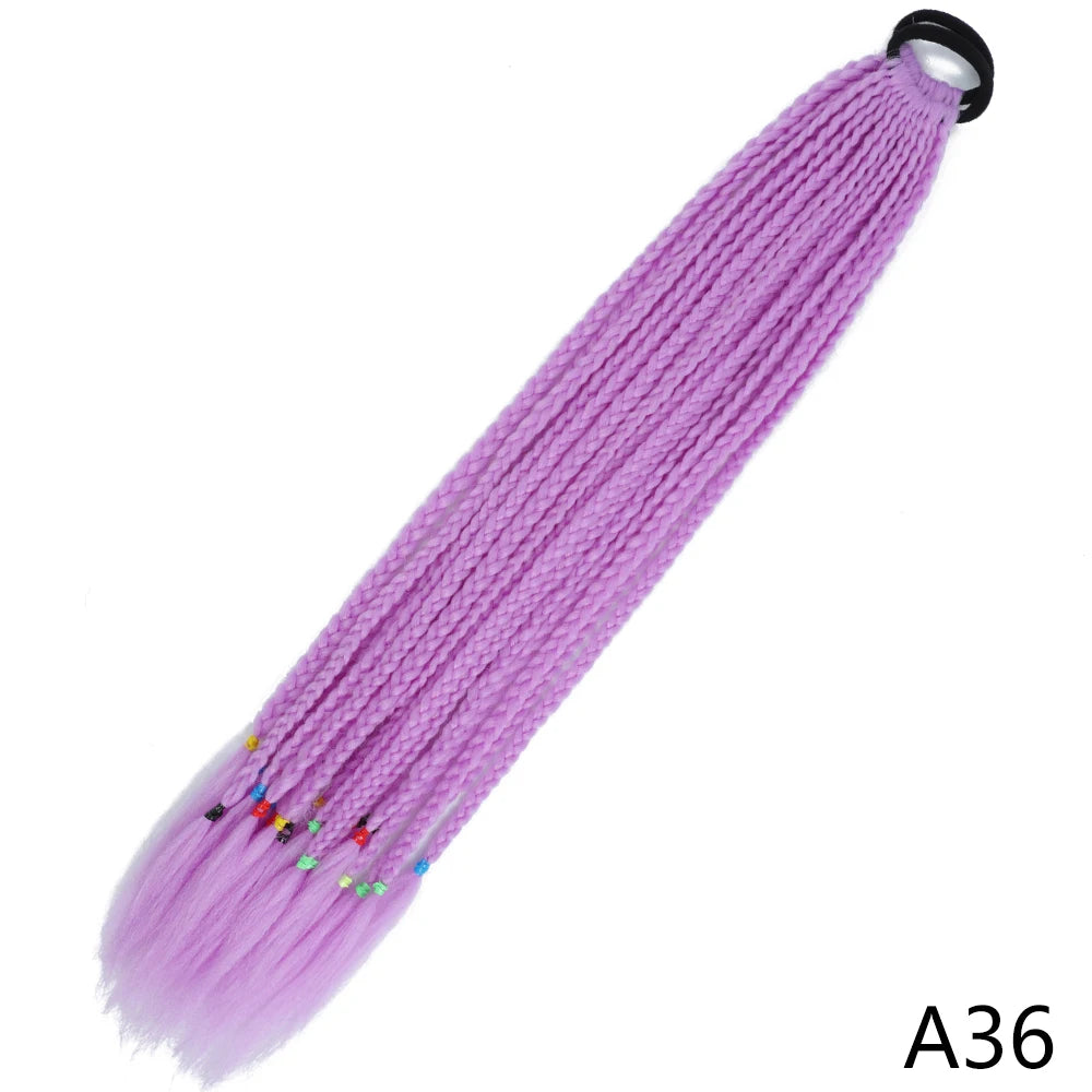 Long Braided Ponytail Hair Extensions 60CM