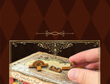 Puppet Theatre DIY Wooden Book Nook Miniatures Kits Bookshelf Decor Crafts