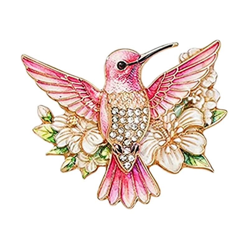 Hummingbird Brooches 5 Colours