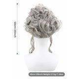 Pink Fluffy High-Top Cosplay Wig Queen's Hairstyle with Feather Flowers