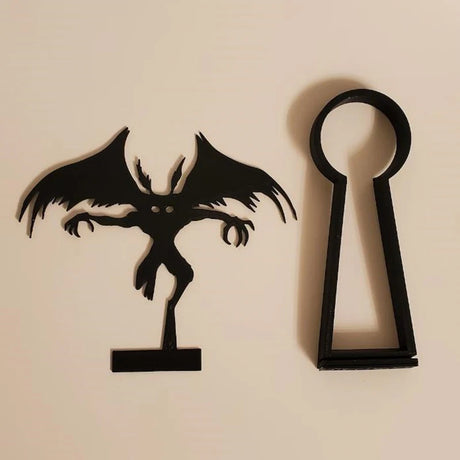 Krampusnacht Shadow Caster Candle Holder Shadow Projection Halloween Decoration