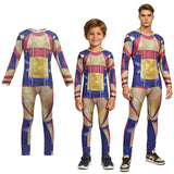 Superhero Carlos Cosplay Descendants Jumpsuit for Kids & Adults Halloween Stage Children's Book Week Costumes Boys