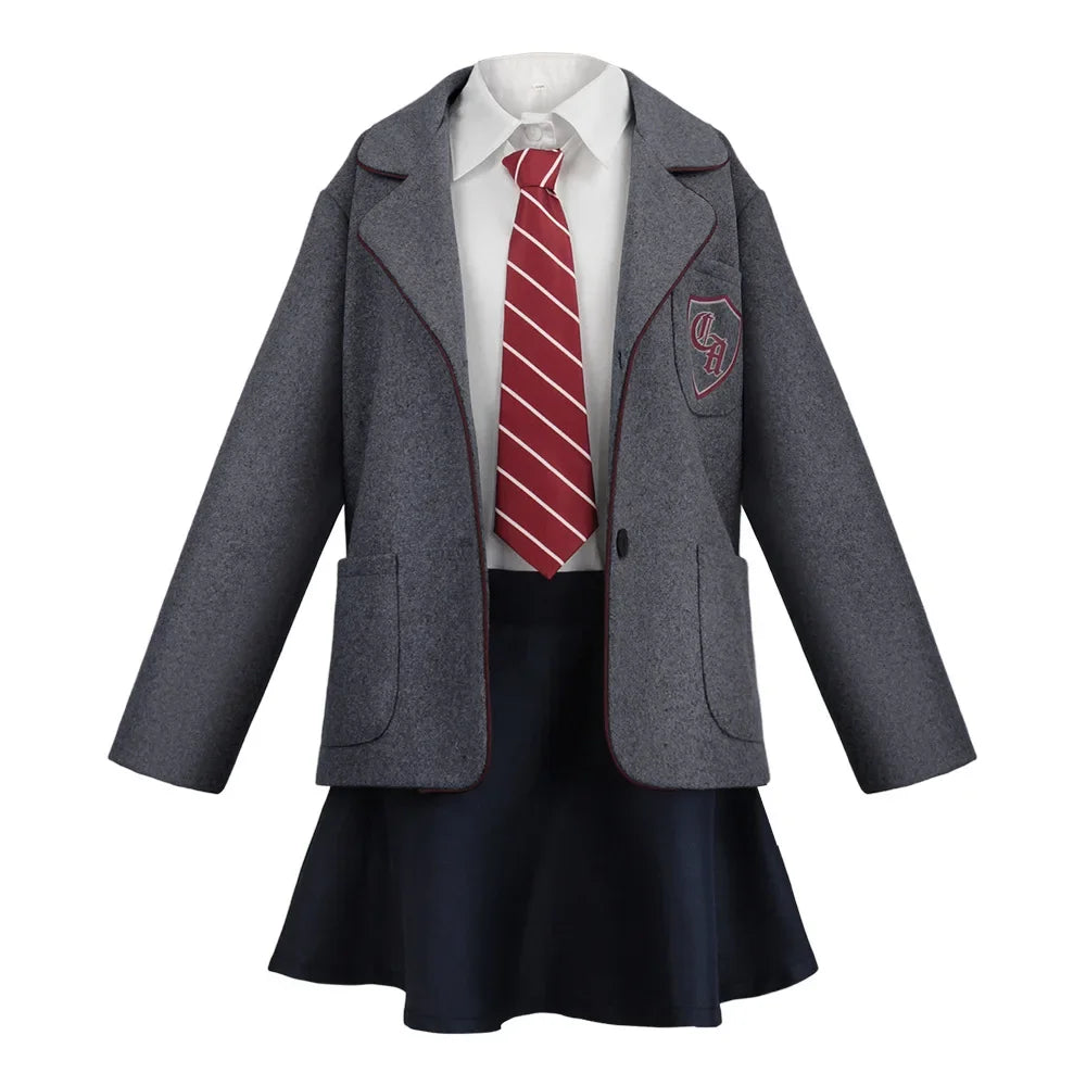 Matilda Book Week Costume School Uniform Coat Skirt Tie Roald Dahl