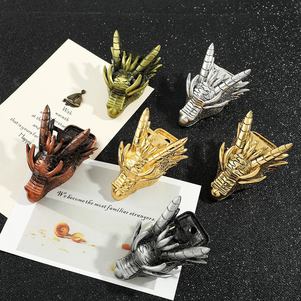 Dragon Head Metal Bookmarks for Book Lovers