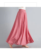 Linen Cotton Maxi Skirts New Colours